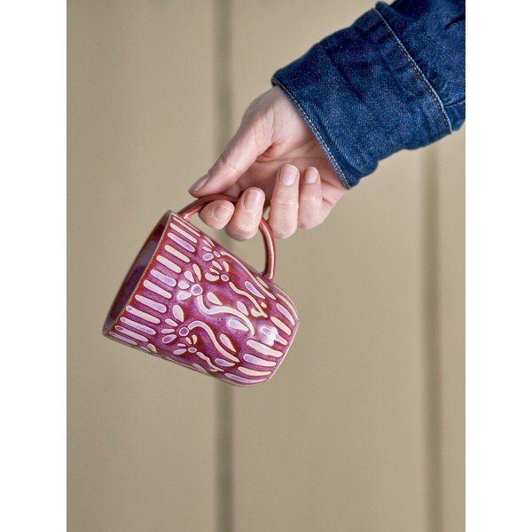 Fialový kameninový hrnček 150 ml Samsin – Bloomingville-image-1