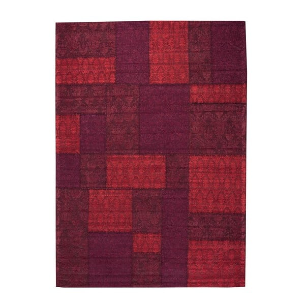 Koberec Patchwork 9 Red, 75x150 cm
