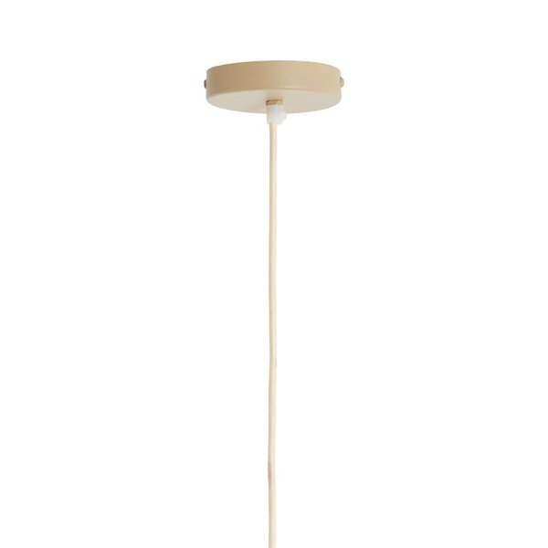 Krémovobiele závesné svietidlo s textilným tienidlom Esmiria – Light & Living-image-3