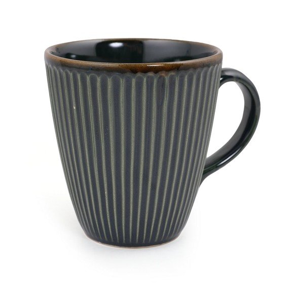 Tmavozelené keramické hrnčeky v súprave 6 ks 0.3 l – Hermia-image-2