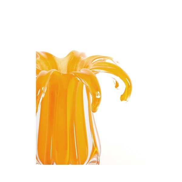 Oranžová sklenená váza (výška  17 cm) Avenia – Light & Living-image-1