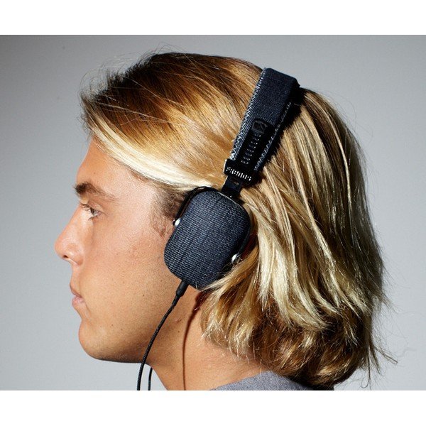 Pánske slúchadlá s džínsovými detailmi Frends Denim-image-1