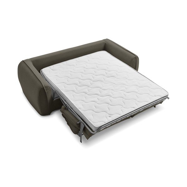 Taupe pohovka na každodenné spanie/rozkladacia 236 cm Archimede – Bobochic Paris-image-4