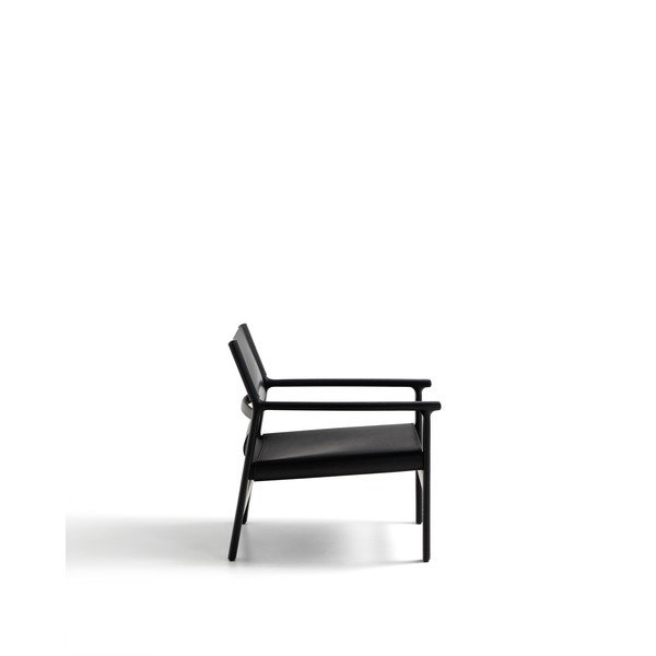 Čierne kožené kreslo Jan – Kave Home-image-3