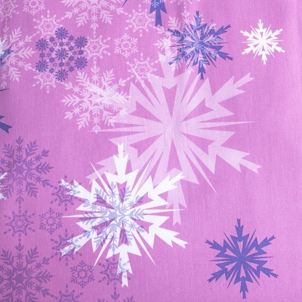 Bavlnené detské obliečky do postieľky 100x135 cm Frozen "Purple" – Jerry Fabrics-image-1