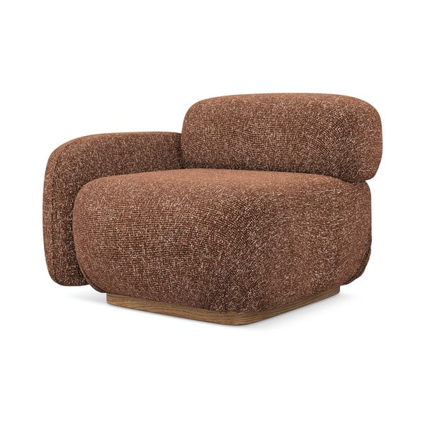 Oranžový/hnedý modul pohovky (ľavý roh) Ailani – Makamii-image-2