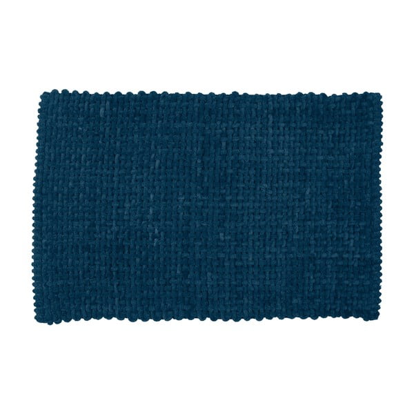 Tmavomodrá textilná kúpeľňová predložka 50x80 cm Covelo – Wenko