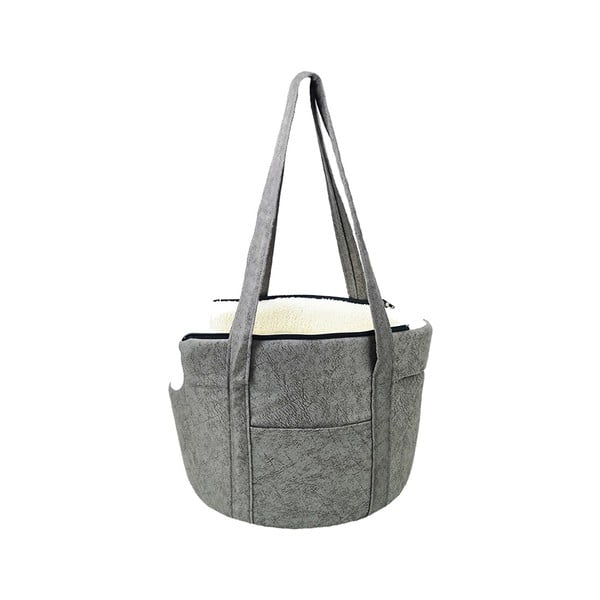 Sivá prepravná taška pre mačky a psy 30x36 cm - Lydia&Co