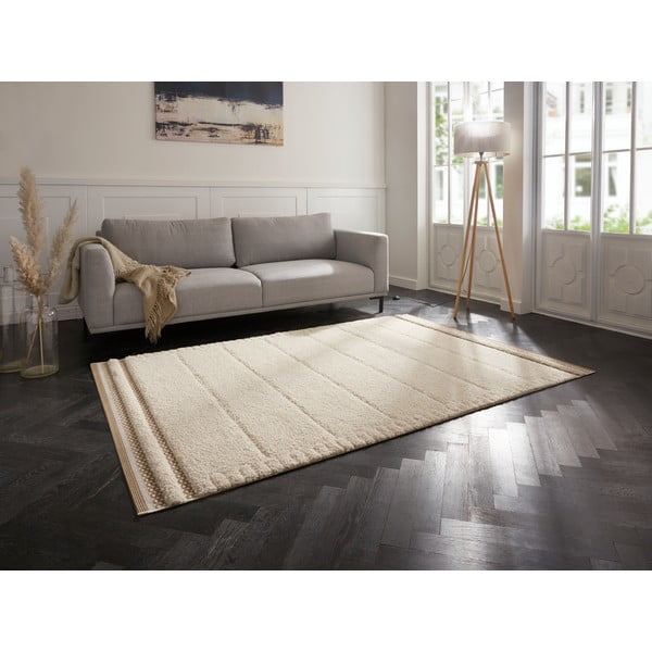 Krémovobiely koberec Mint Rugs Norwalk, 160 x 230 cm-image-2