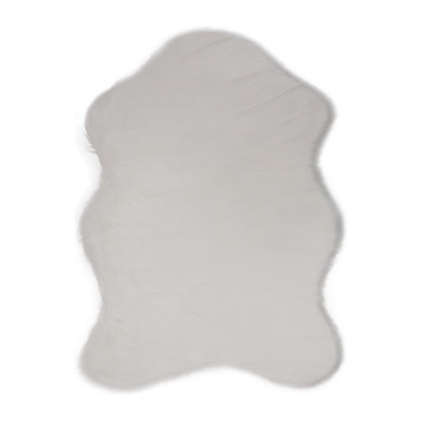 Biely koberec z umelej kožušiny Pelus White, 150 × 200 cm