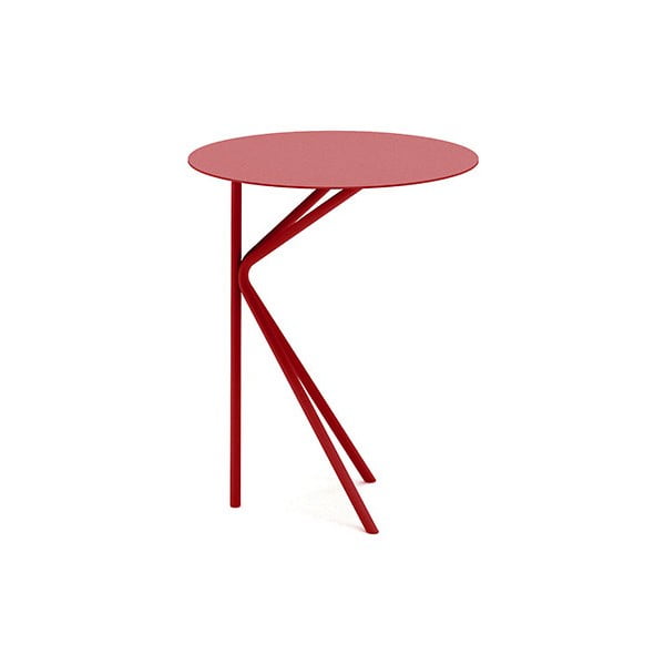 Červený príručný stolík MEME Design Twin