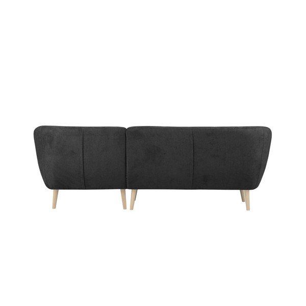 Tmavosivá pohovka s leňoškou na pravej strane Mazzini Sofas Sicile-image-2
