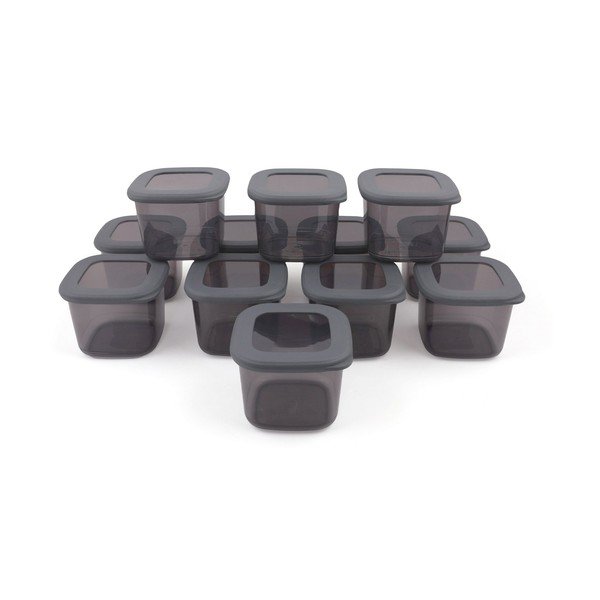 Plastové dózy v súprave 12 ks na potraviny Fresco – Hermia-image-3