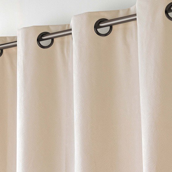 Béžový zamatový záves 140x260 cm Olympe – douceur d'intérieur-image-3