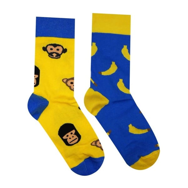 Bavlnené ponožky Hesty Socks Opičky, vel. 39-42