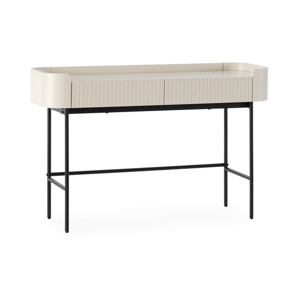 Krémovobiely konzolový stolík 40x120 cm Willa – MOME-image-3