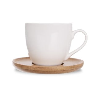 Biele porcelánové šálky v súprave 6 ks 125 ml Whiteline – Orion