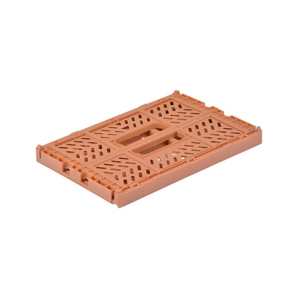Plastový úložný box v lososovej farbe 21x14.5x8 cm – Homéa-image-2