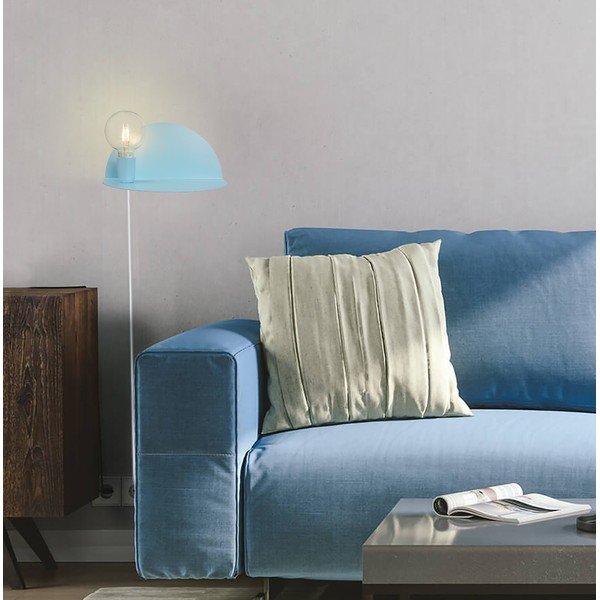 Modré nástenné svietidlo s poličkou Homemania Decor Shelfie-image-4