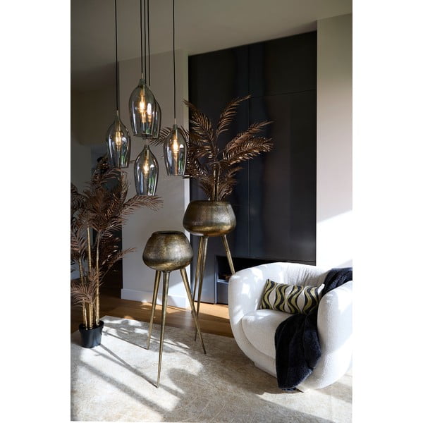 Kovový stojan na kvety ø 44 cm (výška 124 cm) Marielle – Light & Living-image-1