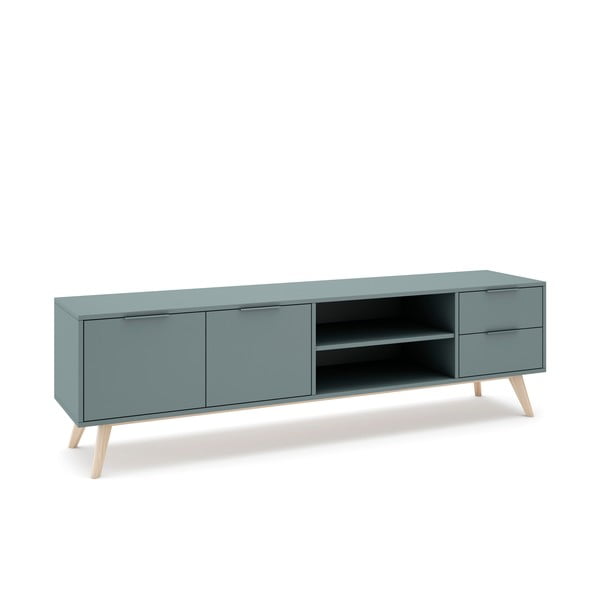 TV stolík sivozelený 180x53x40 cm Pisco – Marckeric-image-4