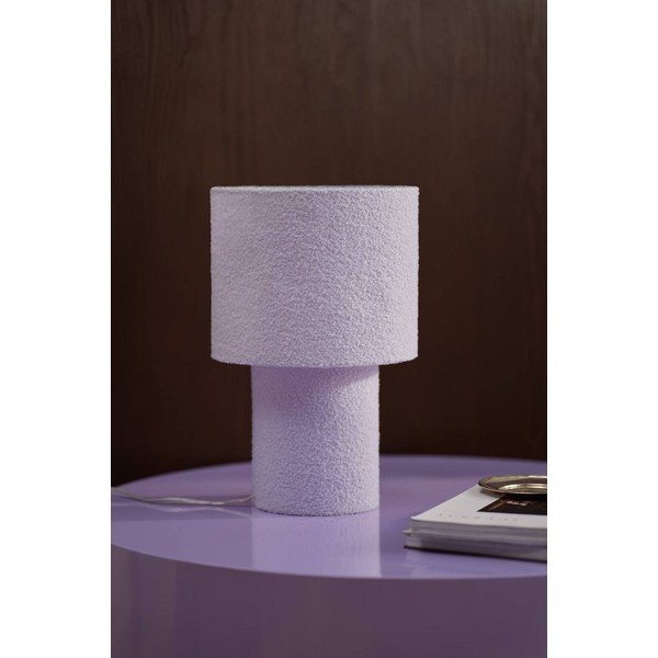 Látková stolová lampa v levanduľovej farbe (výška  44 cm) Aubra – Jotex-image-2