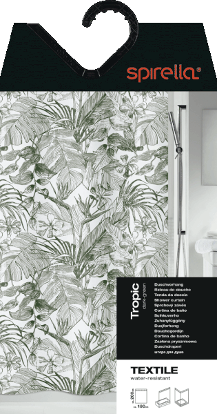Sprchový záves 180x200 cm Tropic – Spirella-image-4