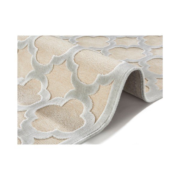 Krémovobiely koberec z viskózy Mint Rugs Bryon, 80 × 125 cm-image-2