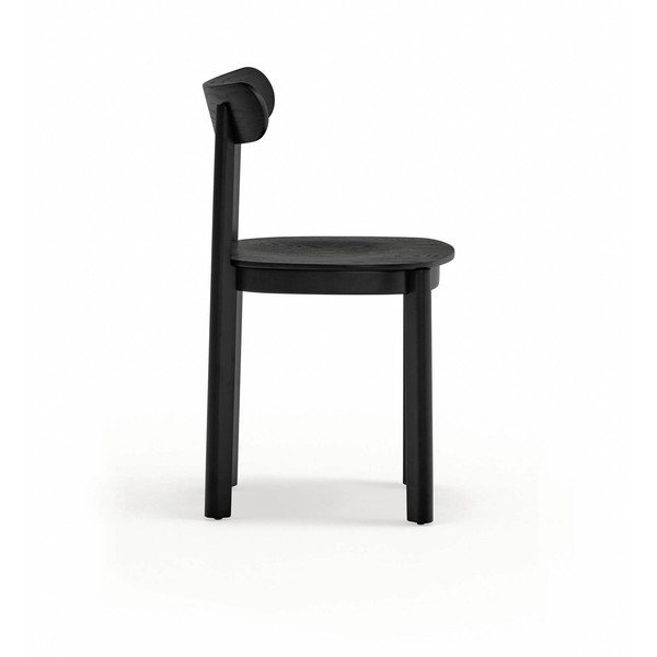 Čierna jedálenská stolička v dekore jaseňa Nara – Teulat-image-3