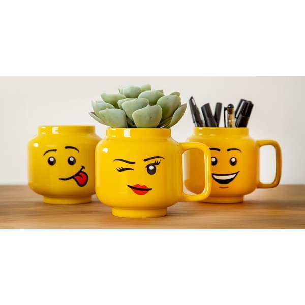 Žltý keramický detský hrnček 530 ml Head - LEGO®-image-2