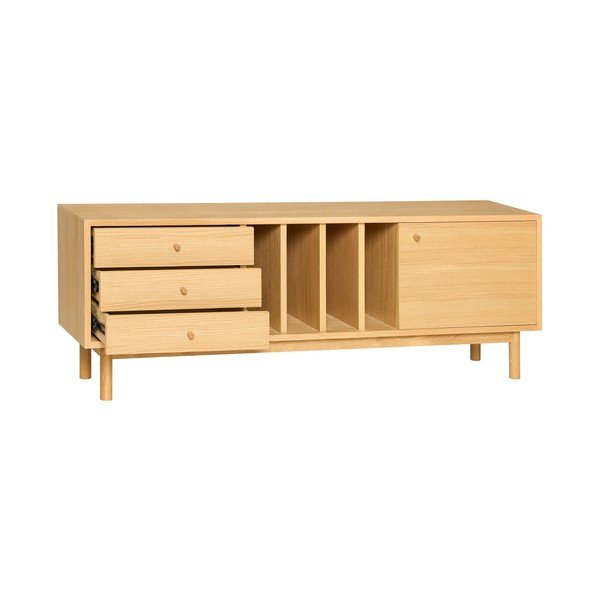 Komoda v dekore duba v prírodnej farbe 140x50x37 cm Nobby – Hübsch-image-4