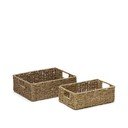 Košíky v súprave 2 ks z morskej trávy 36x27x10 cm Tossa – Kave Home
