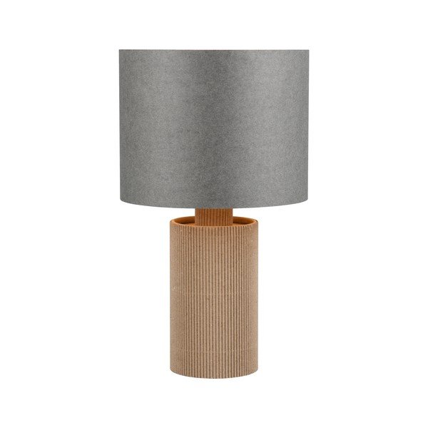 Sivo-béžová stolová lampa (výška 28 cm) Canio – Trio-image-1