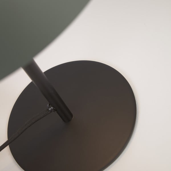 Zelená stolová lampa s kovovým tienidlom (výška 33 cm) Aleyla - Kave Home-image-2