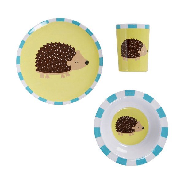 3-dielny jedálenský set pre deti s motívom ježka Premier Housewares-image-3