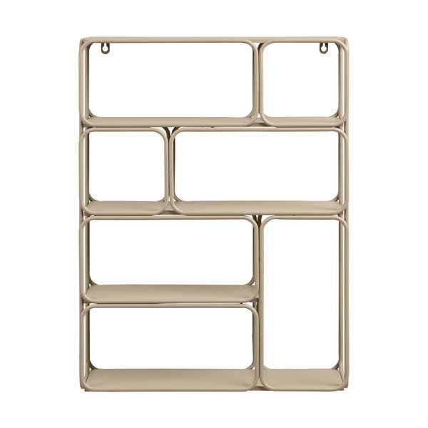 Béžová poschodová kovová polica 48 cm Lanciano – House Nordic