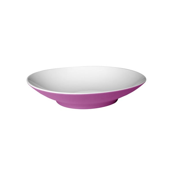 Fialový polievkový tanier Entity, 22,2 cm