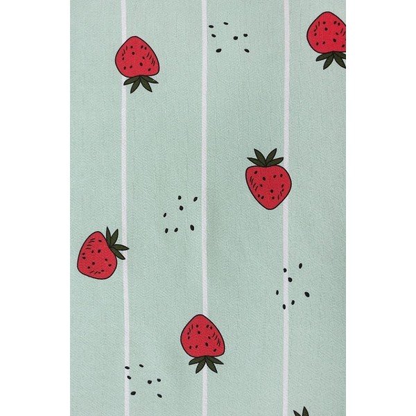 Bavlnený pléd v mentolovej farbe 170x230 cm Strawberry – Mila Home-image-1