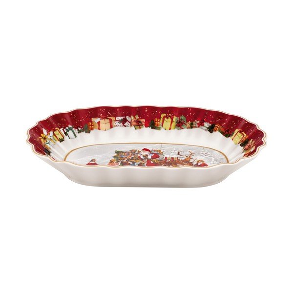 Porcelánový servírovací tanier s vianočným motívom Villeroy & Boch, 30 x 19,8 cm-image-2