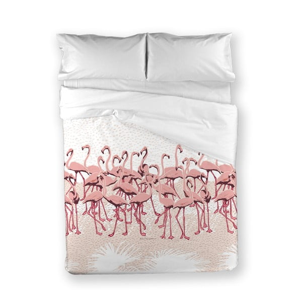 Obliečky Flamingo Flock Pink, 240x220 cm