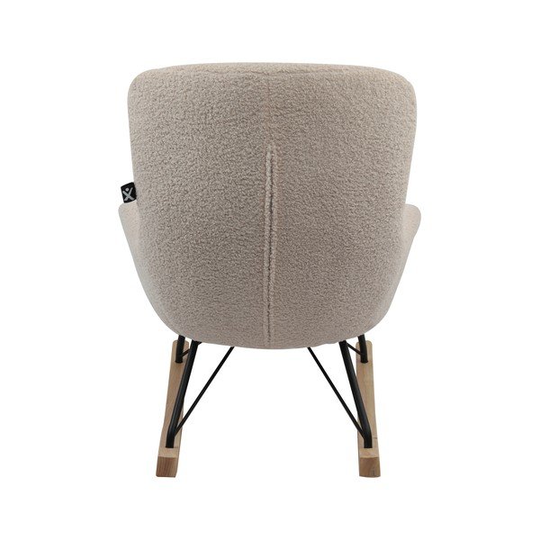 Béžové hojdacie detské kresielko z textílie buklé Rocky – Vipack-image-4