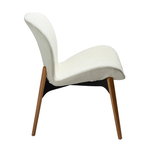 Krémové kreslo z textílie buklé Paragon – DAN-FORM Denmark-image-2