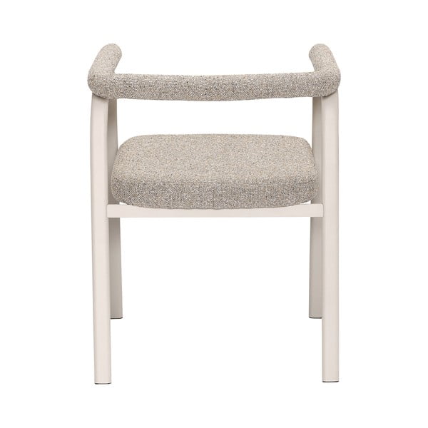 Béžové čalúnené jedálenské kreslá v súprave s podrúčkami 2 ks Ecto – Hübsch-image-4