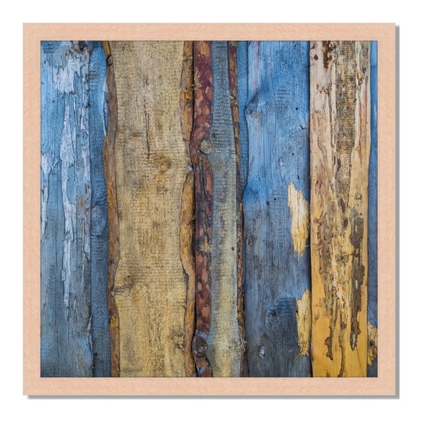 Obraz v ráme Liv Corday Provence Peeled Texture, 40 x 40 cm