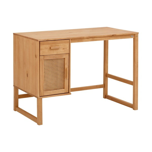 Pracovný stôl z borovicového dreva 60x110 cm Jolene - Støraa-image-1