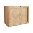 Nástenná skrina na topánky z dubového dreva Hübsch Herringbone