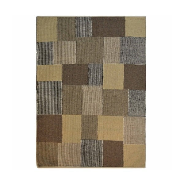 Béžový vlnený koberec The Rug Republic Butchart, 230 x 160 cm
