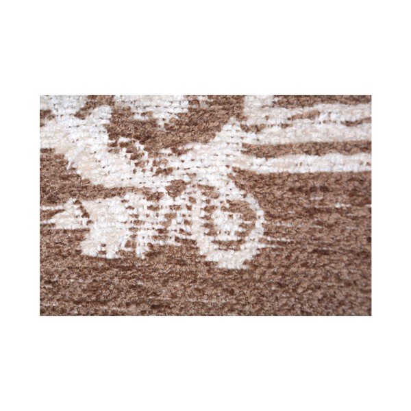 Obojstranný bielo-hnedý koberec Vitaus Ally, 77 x 200 cm-image-3
