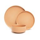 12-dielna súprava tehlovooranžového kameninového riadu Bonami Selection Malia