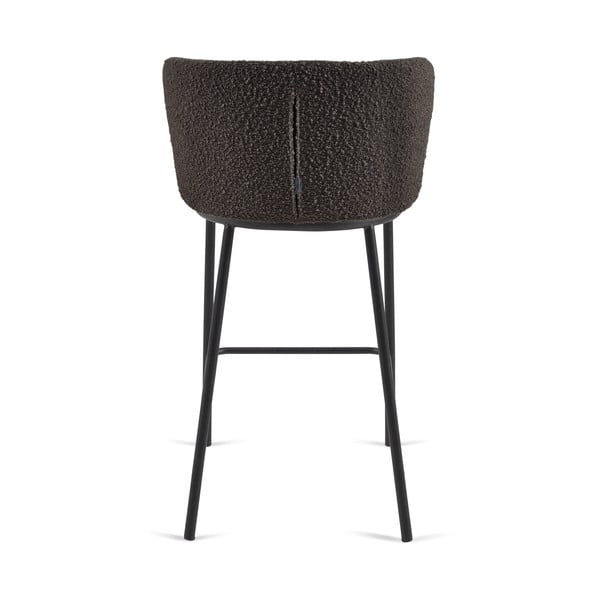 Čierna barová stolička (výška sedadla 65 cm) Ciselia – Kave Home-image-3